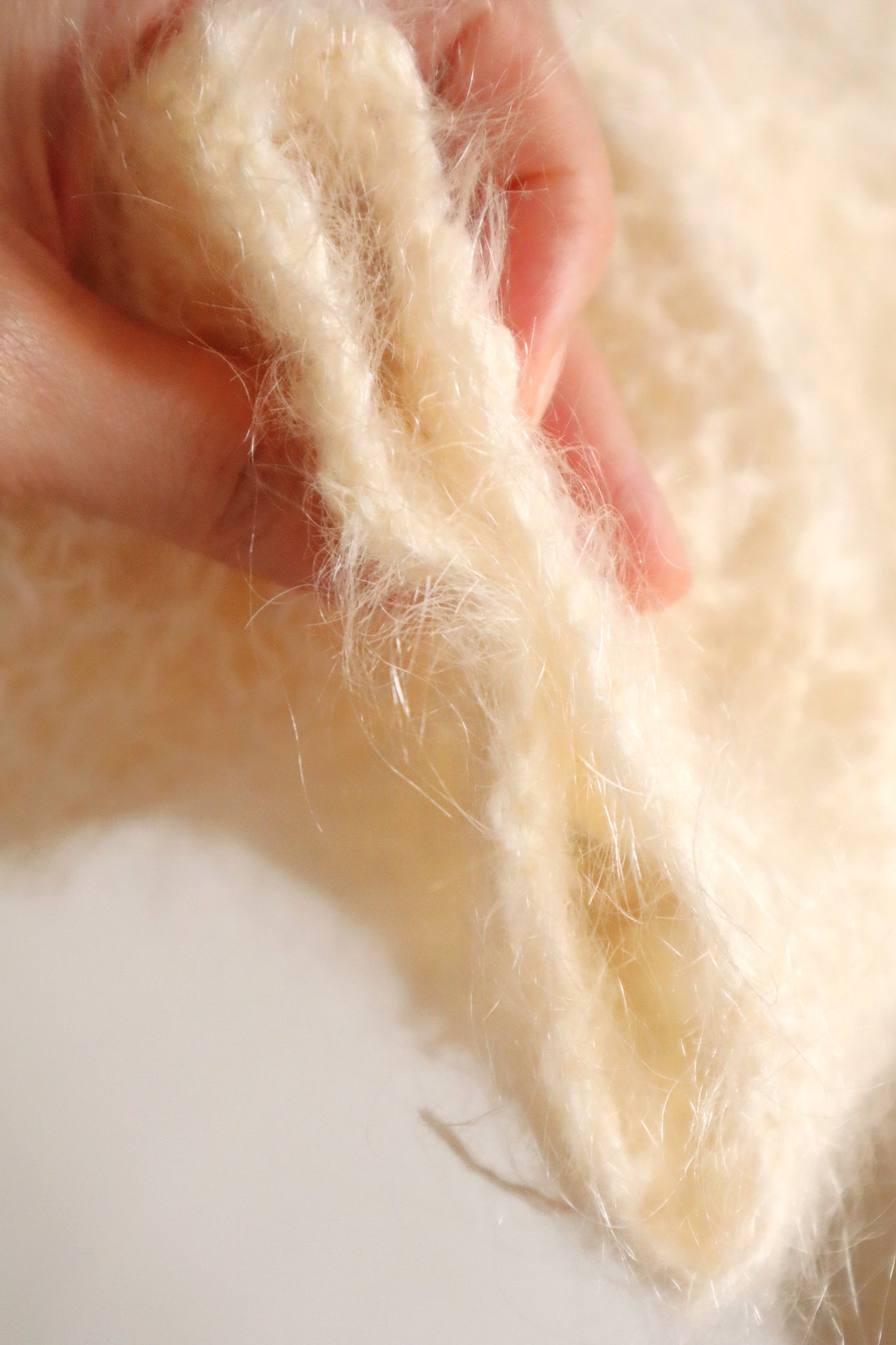 1960s Sally Levison Hand-Knit Mohair Dress