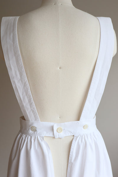 1900s French Antique Apron Dress