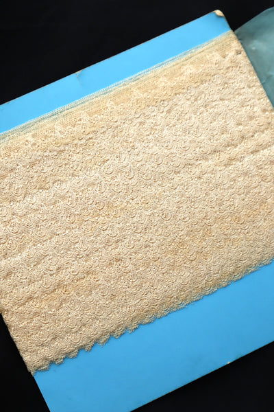 1900s Cotton Tulle Lace Trim on Original Merchant Card