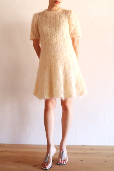 1960s Sally Levison Hand-Knit Mohair Dress