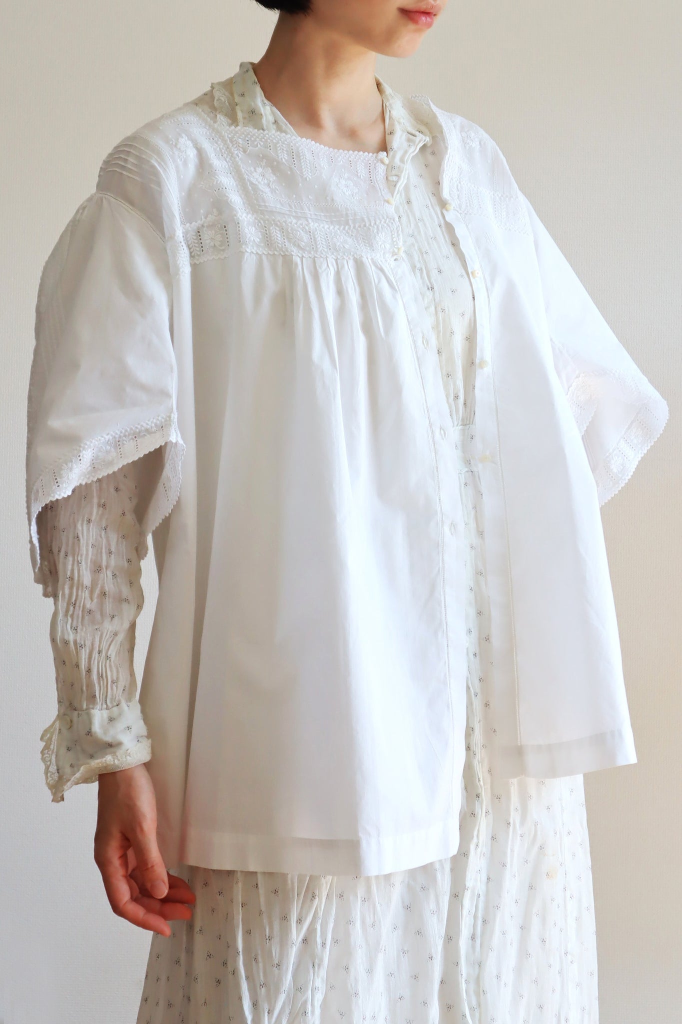 1910s Side Button Cotton Jacket