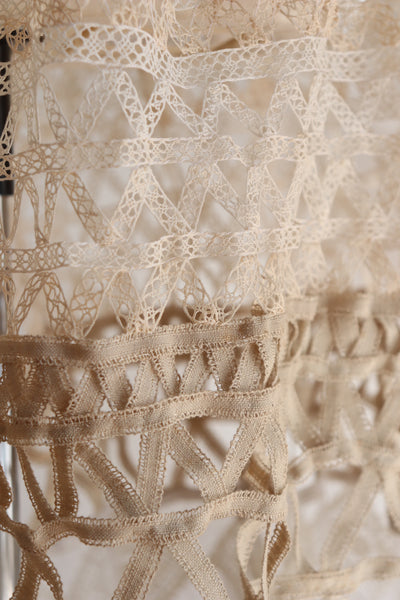 Handmade Antique Lace Skirt