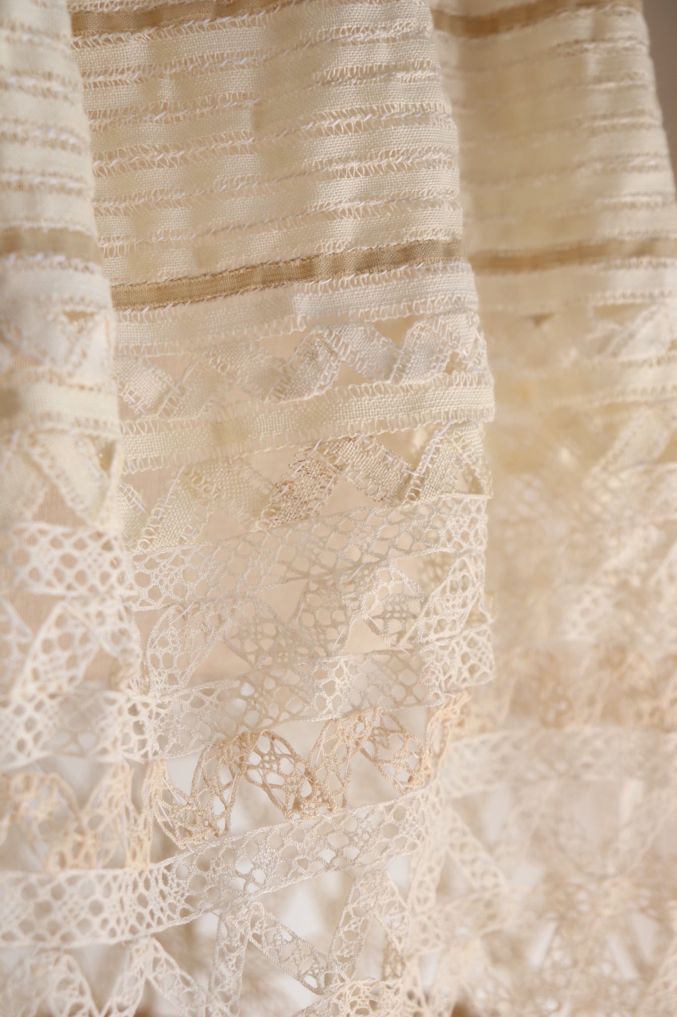 Handmade Antique Lace Skirt
