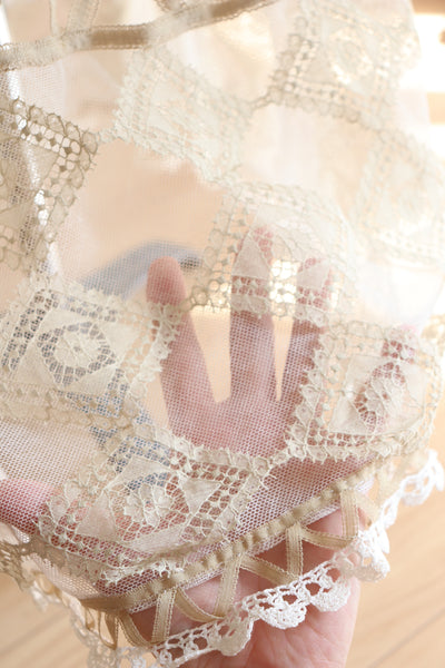 Handmade Antique Lace Skirt