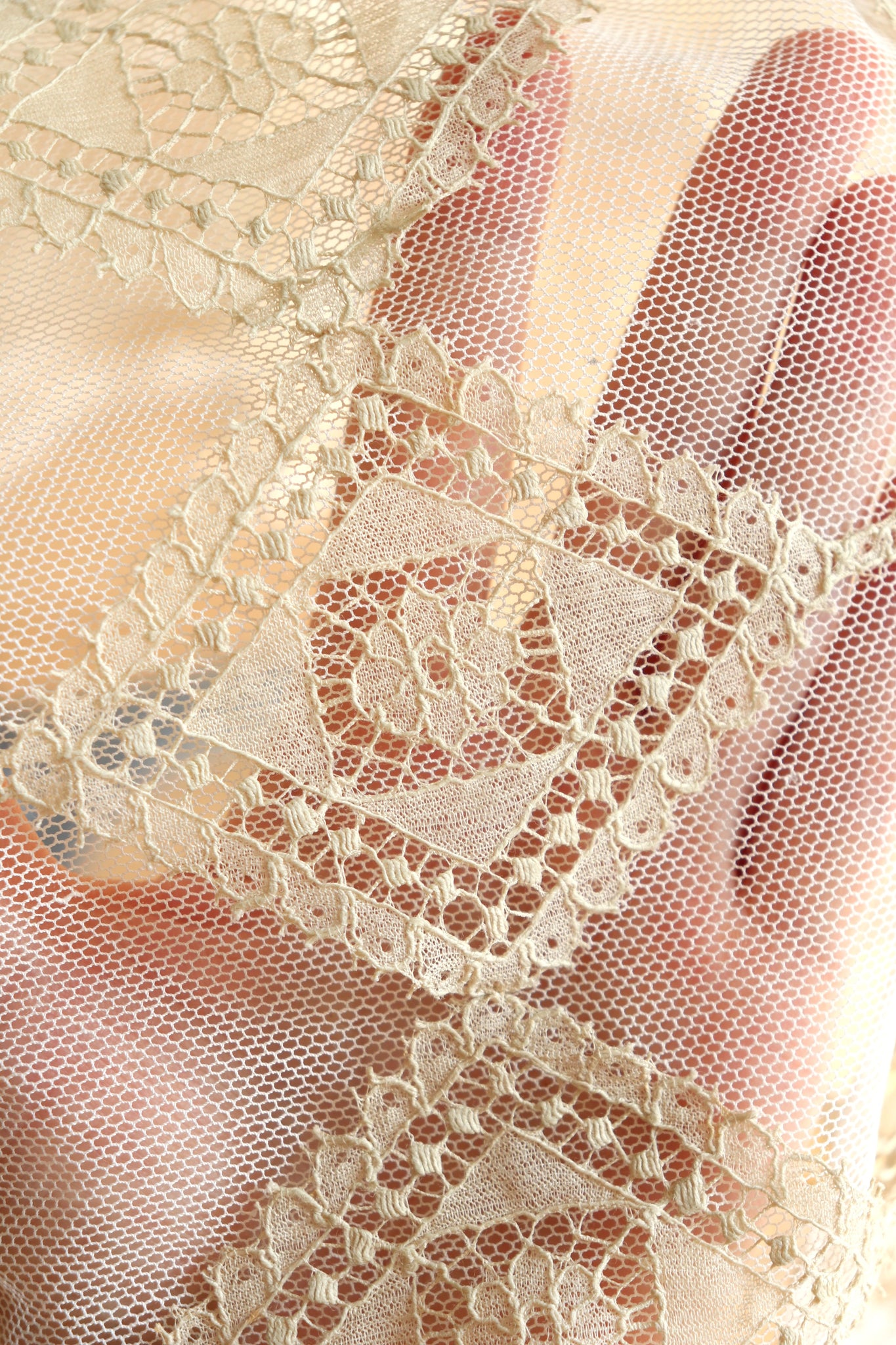 Handmade Antique Lace Skirt