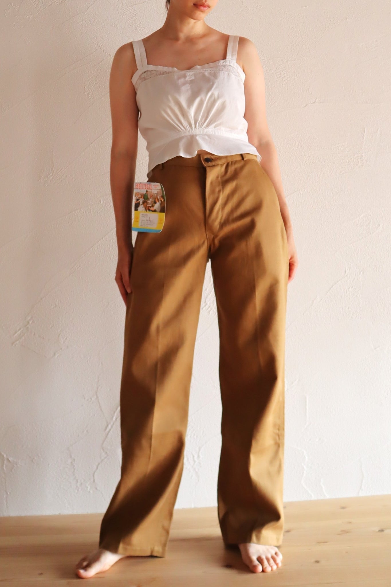 1910s Handmade French Cotton Corset Cover