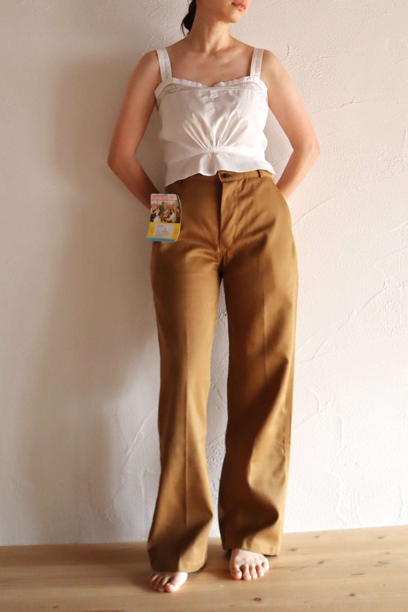 1960s British Deadstock Cotton Work Trousers “Pexwear” Made in U.K
