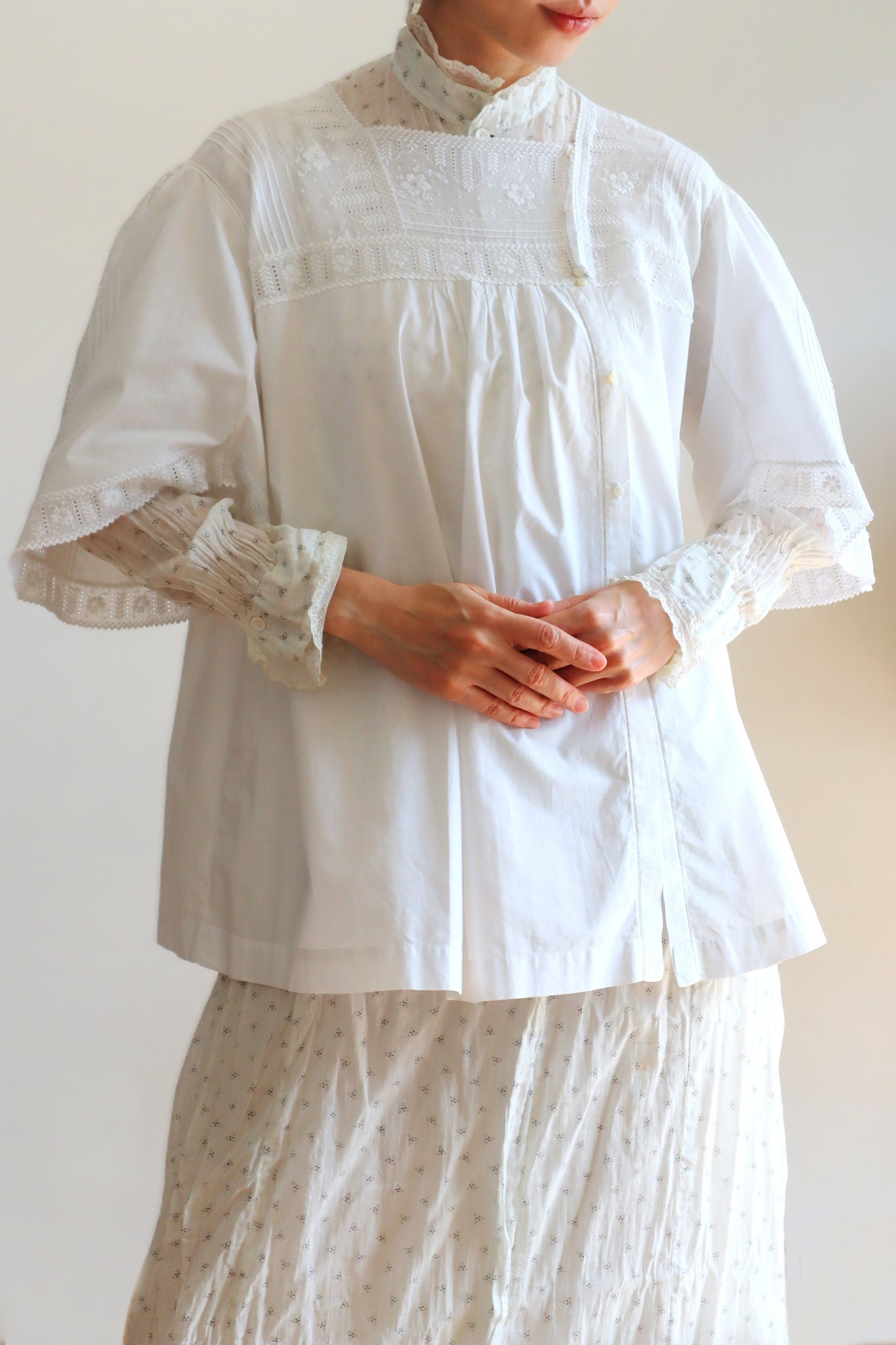 1910s Side Button Cotton Jacket