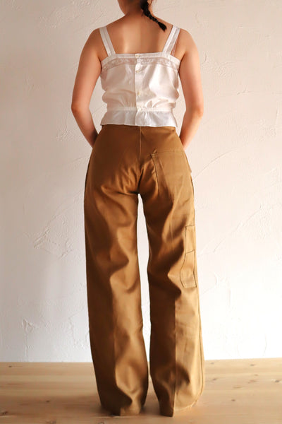 1960s British Deadstock Cotton Work Trousers “Pexwear” Made in U.K
