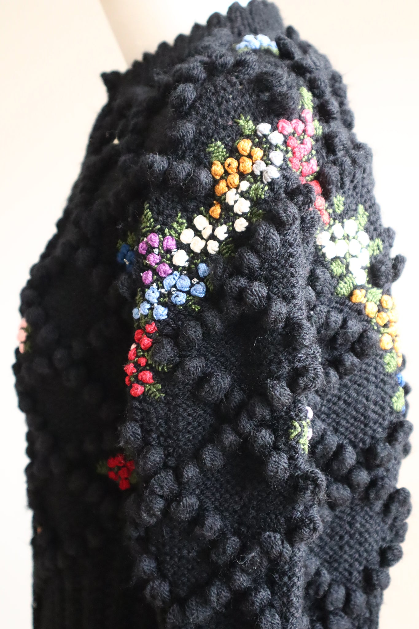 80s Black Austrian Cardigan