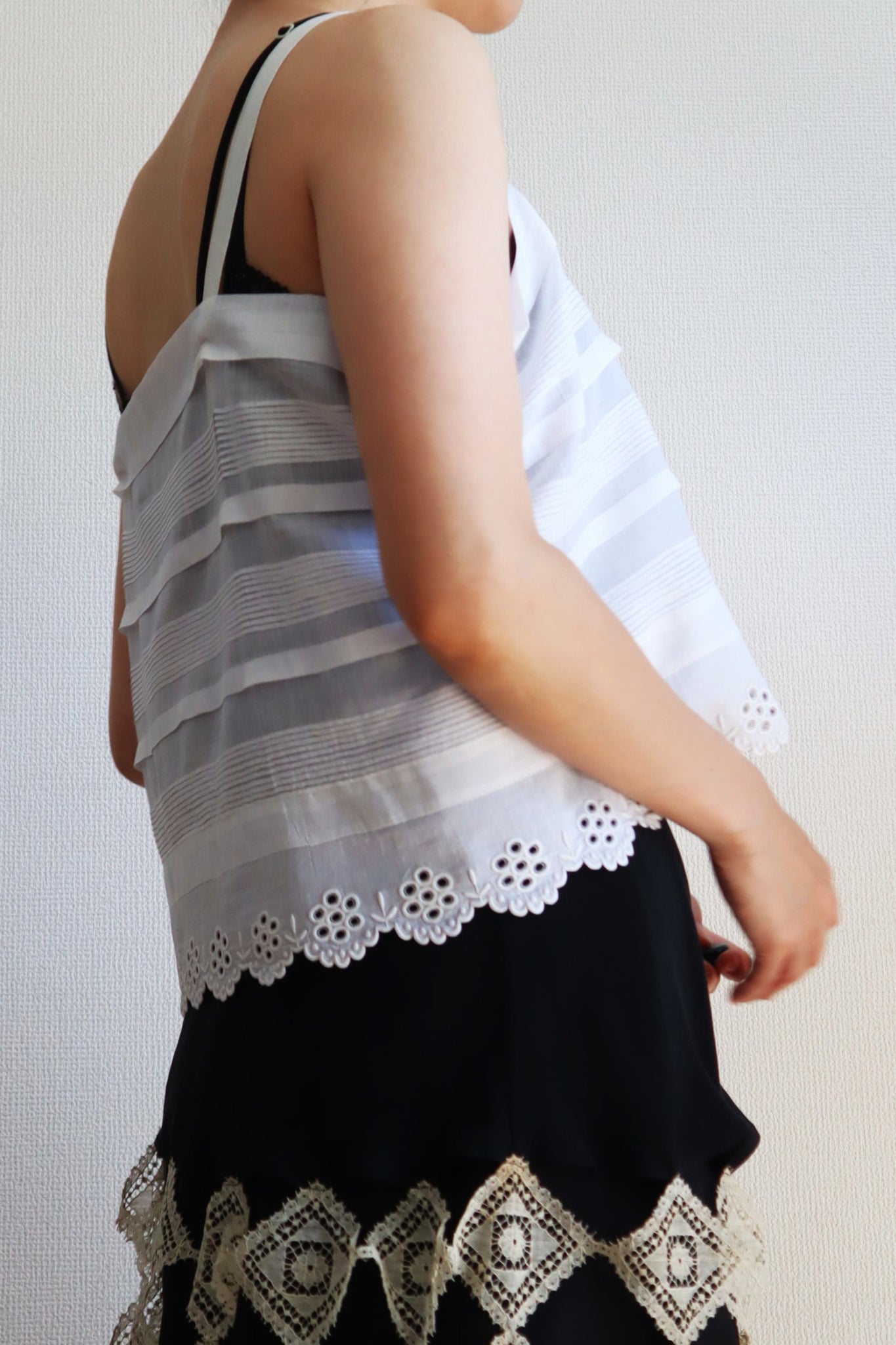 Handmade French Skirt Hem Camisole