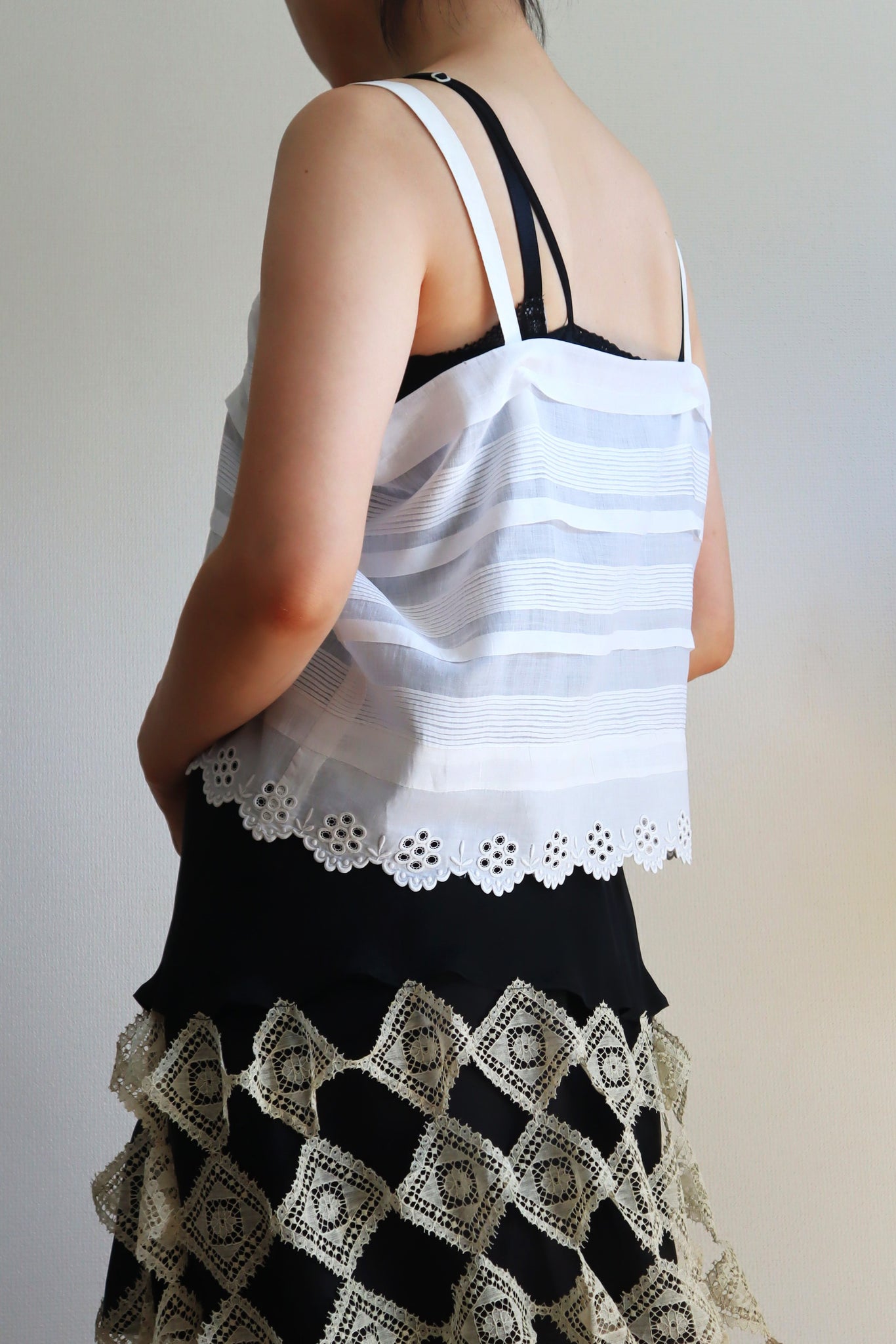 Handmade French Skirt Hem Camisole