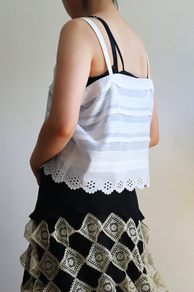 Handmade French Skirt Hem Camisole
