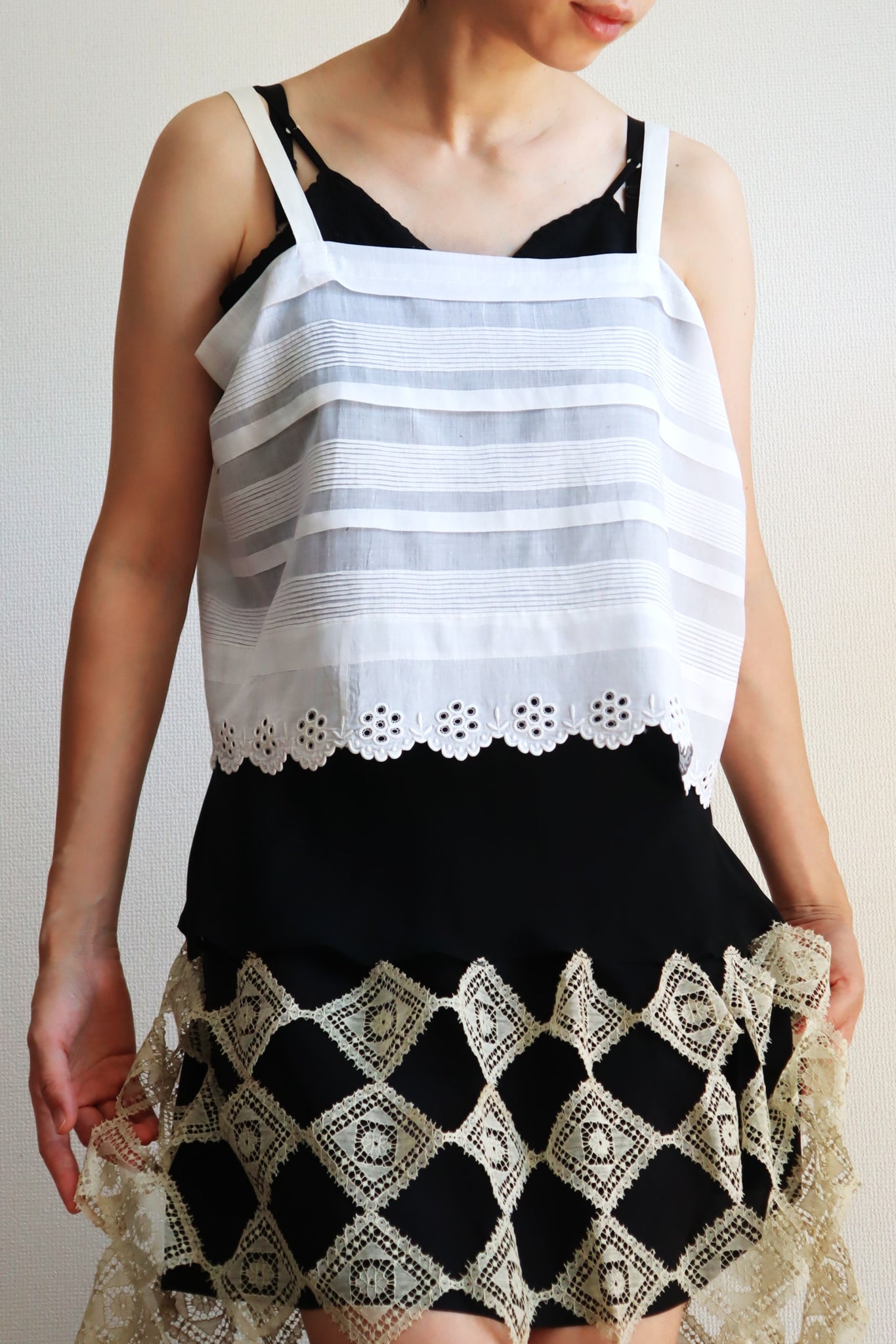 Handmade French Skirt Hem Camisole