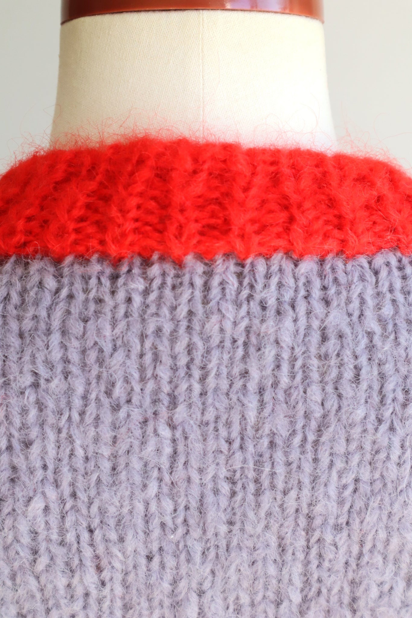 80s Hand Knit Chunky Soft Wool Sweater