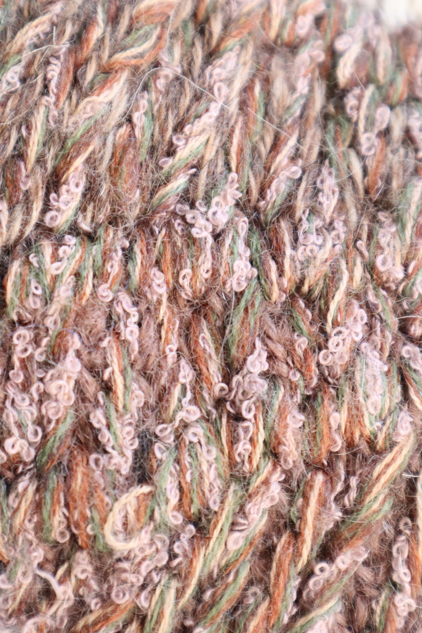 80s Hand Knit Owl Mohair Sweater