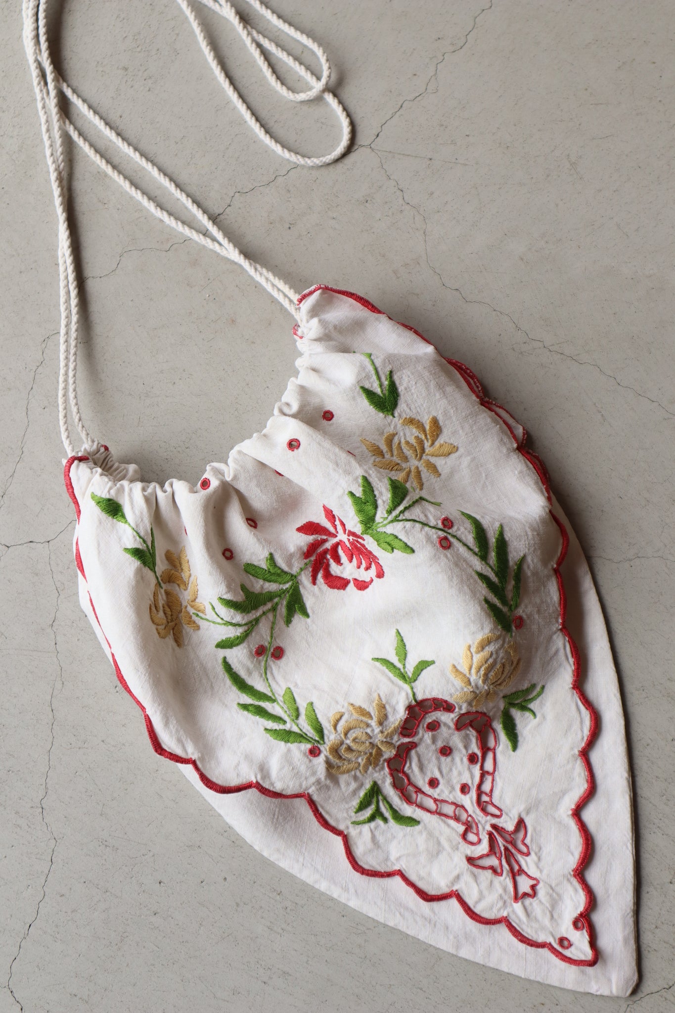 Antique French Storage Bag