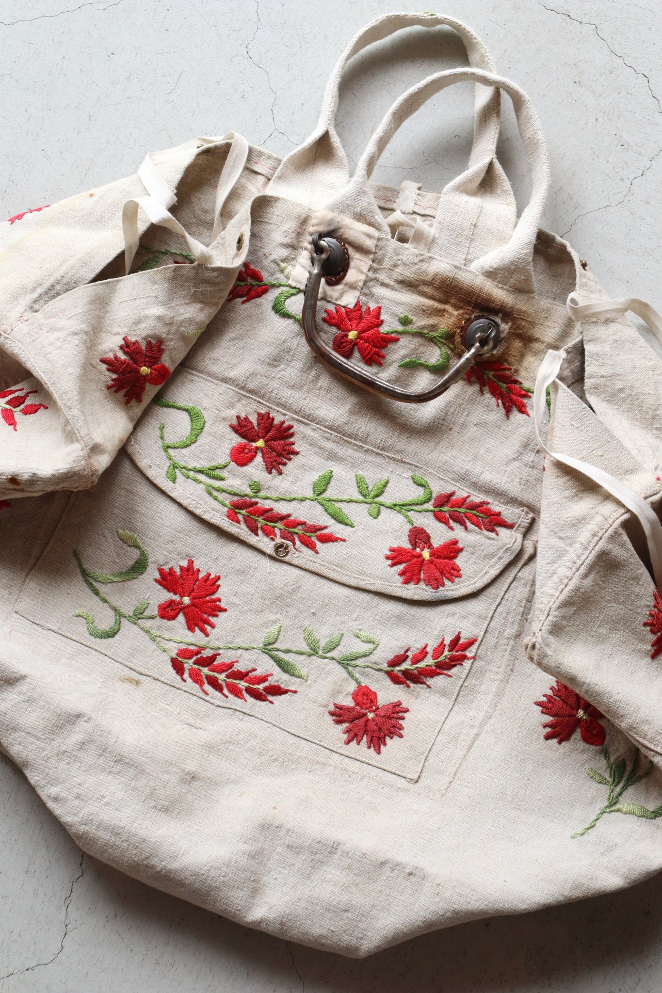 1920s–1930s French Travel Sack