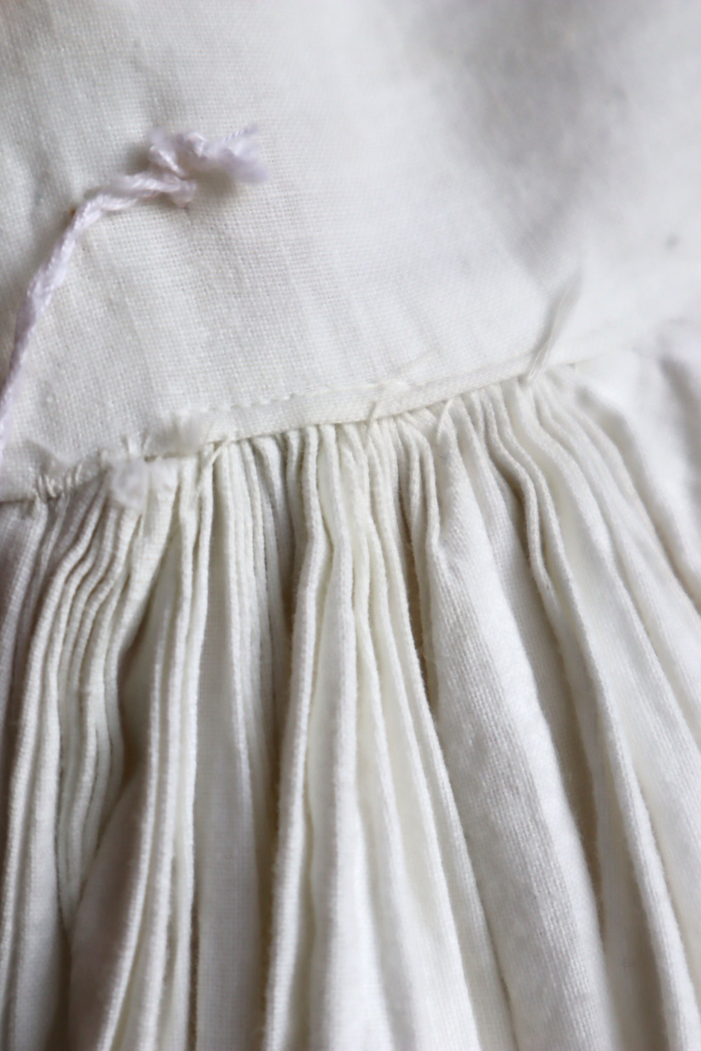 1900s Hand Crochet Lace Cotton Skirt