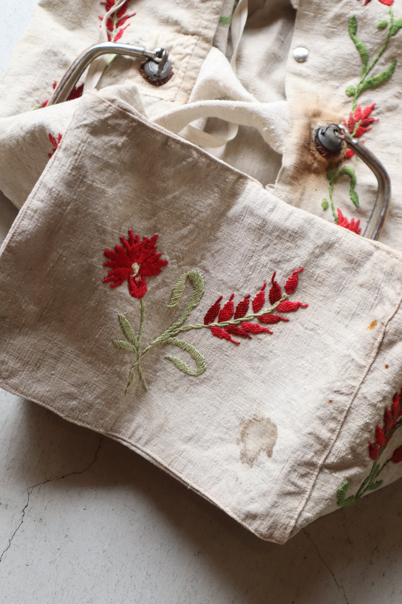 1920s–1930s French Travel Sack