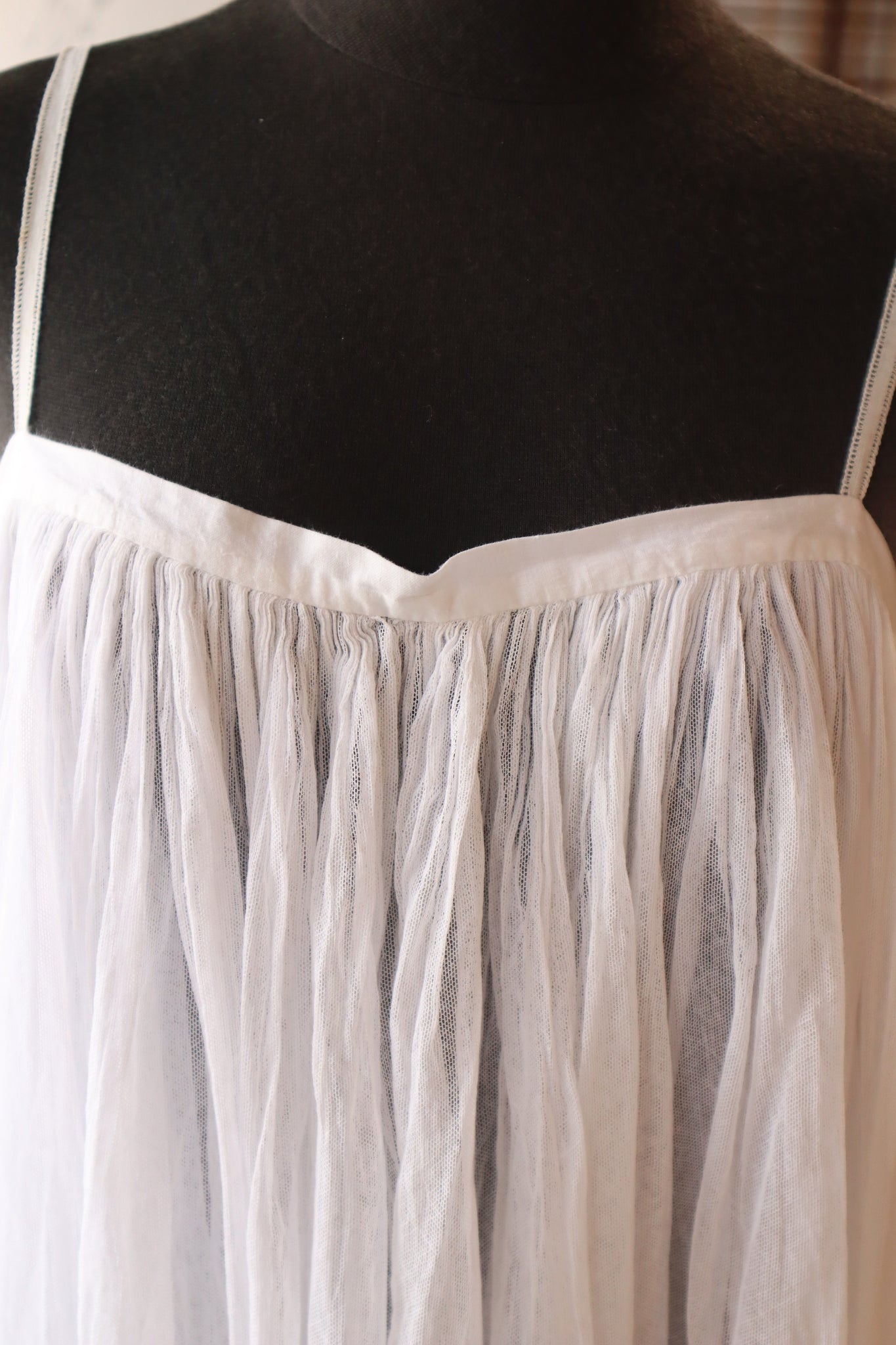 1900s~1910s Cotton Tulle Dress