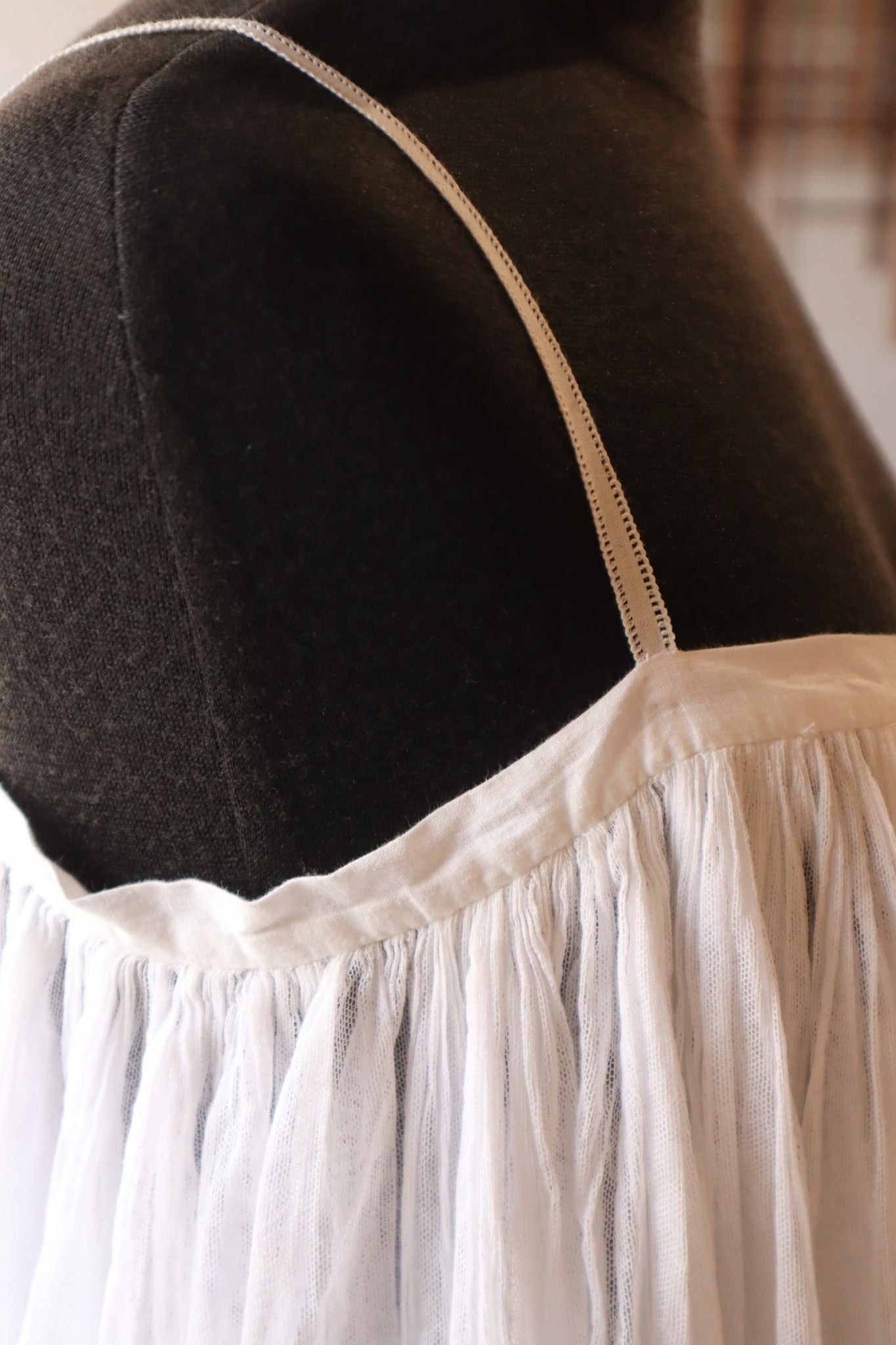 1900s~1910s Cotton Tulle Dress