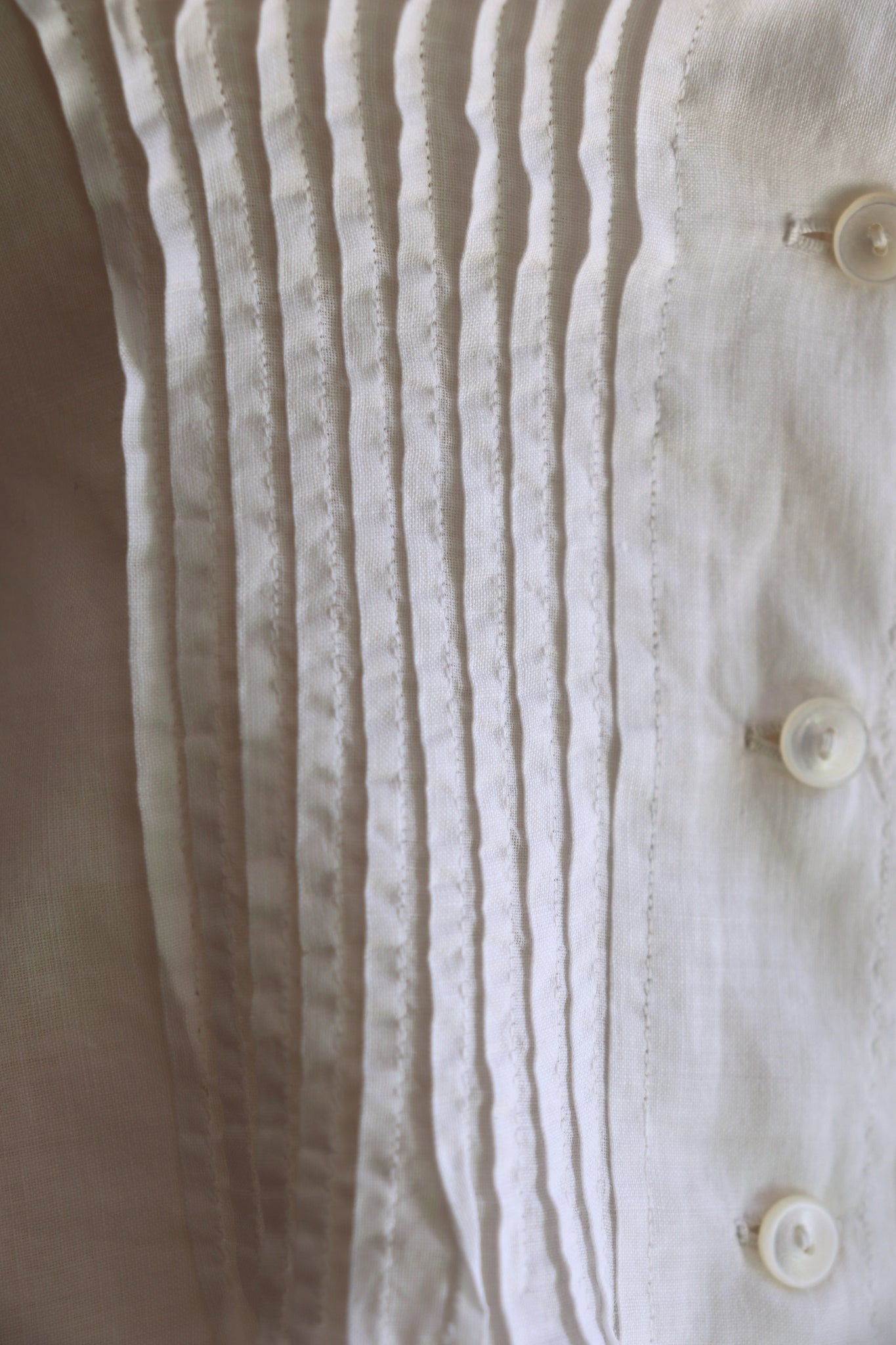 1900s Puffed Sleeve Corset Cover
