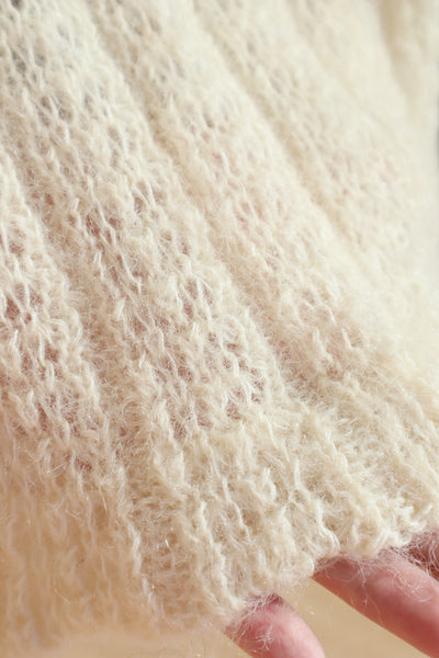 70s Mohair Knit Coat