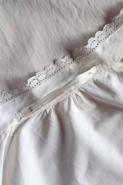 1900s-1910s Edwardian Cotton Lawn Dressing Gown