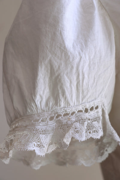 1900s Puffed Sleeve Corset Cover