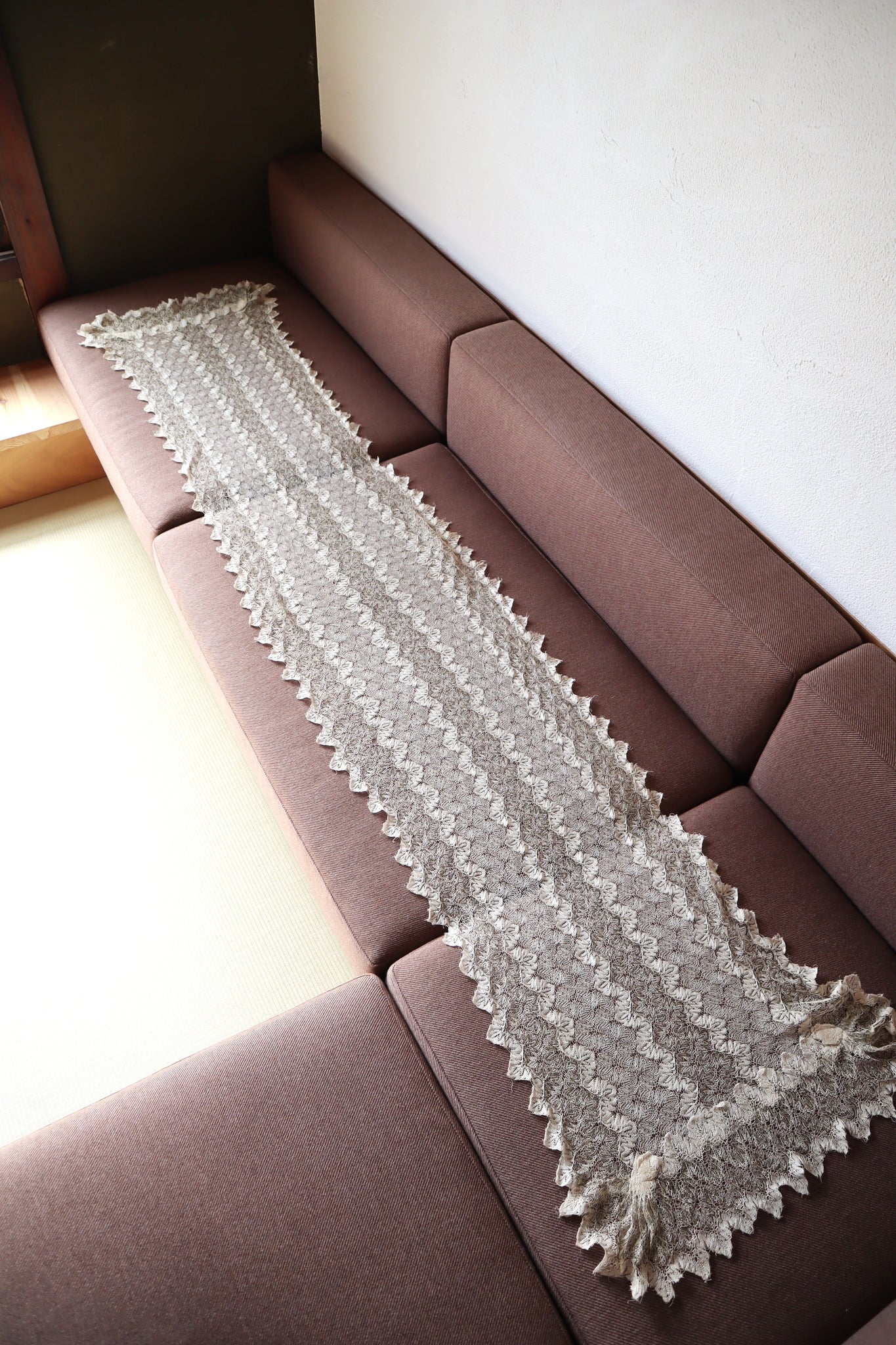 19th Metallic Knit Lace Shawl