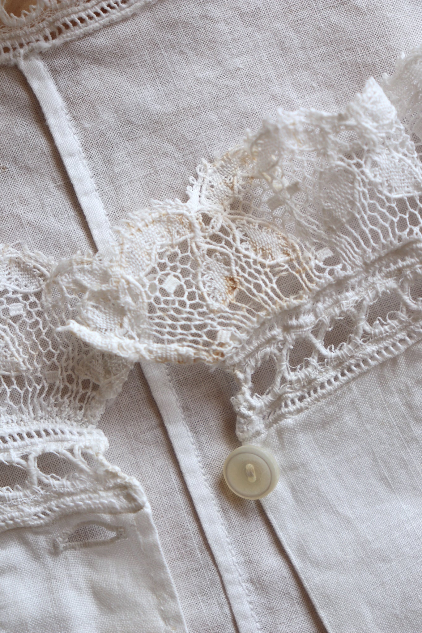 1900s Puffed Sleeve Corset Cover