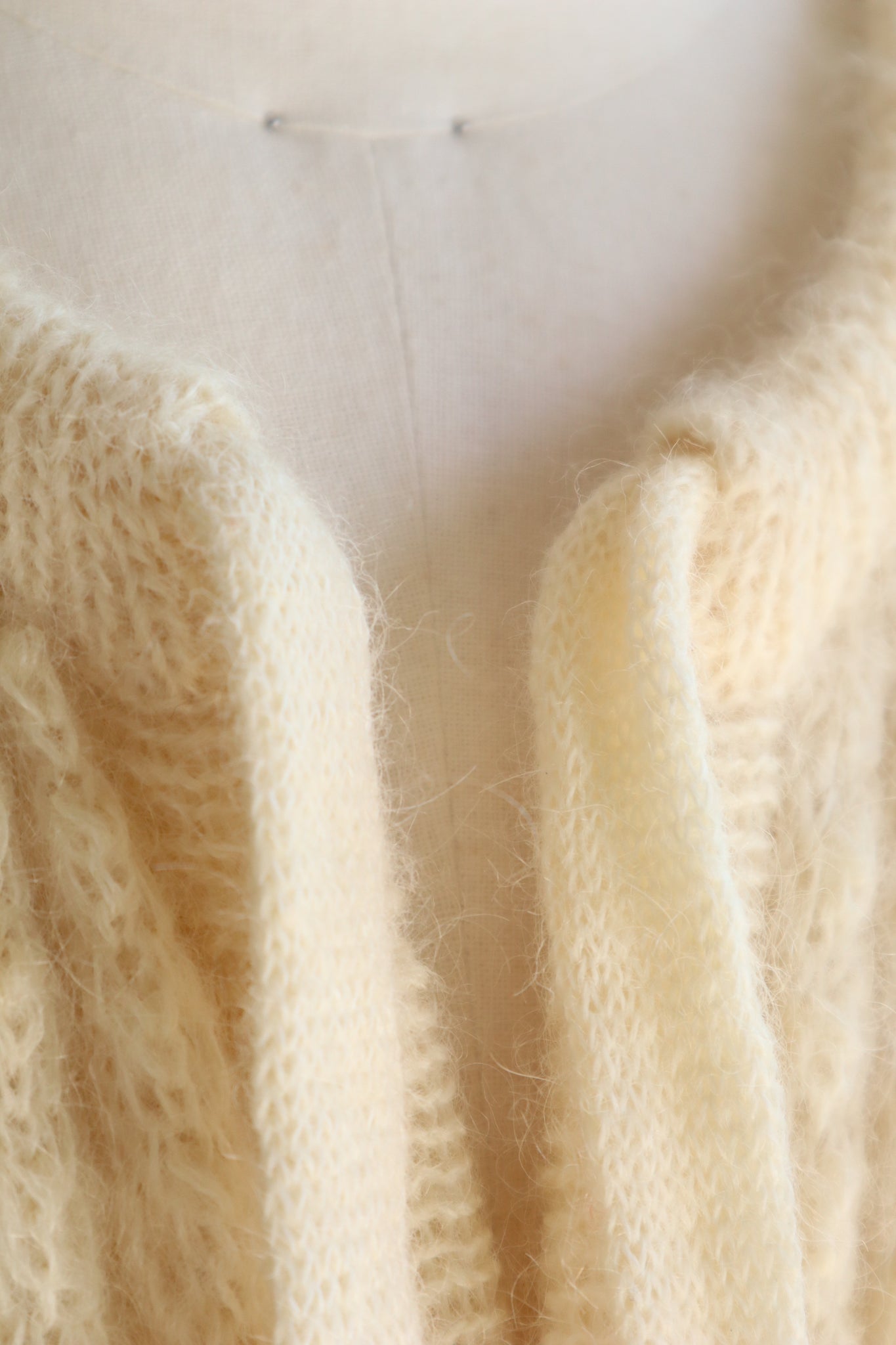 70s Mohair Knit Coat