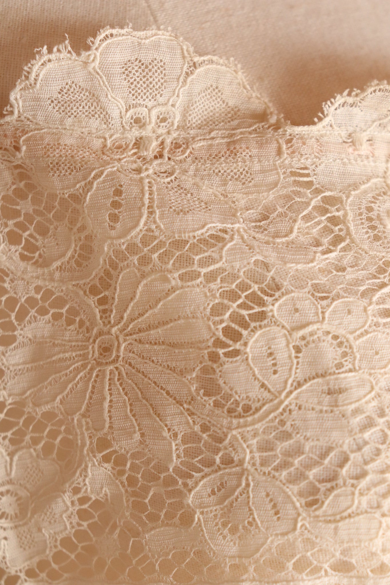 1910s–1920s Pink Silk Ribbon Cami