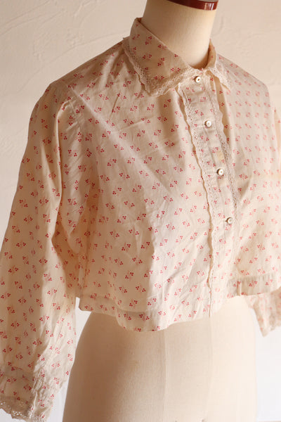 19th Floral Calico Blouse