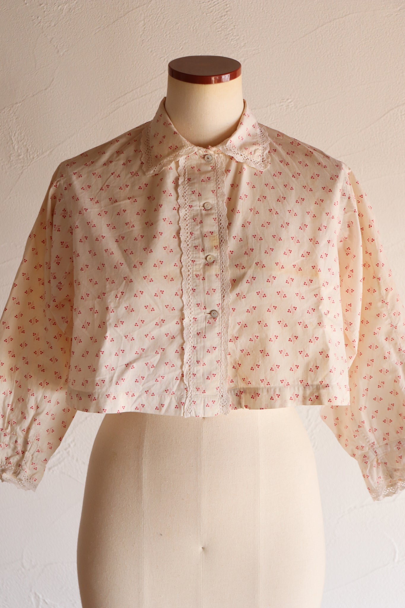 19th Floral Calico Blouse