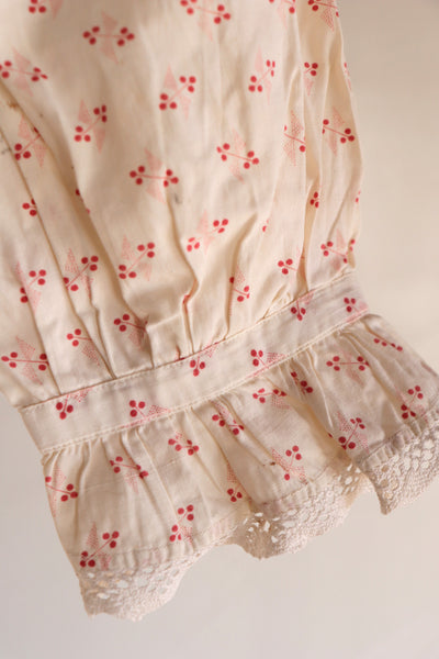 19th Floral Calico Blouse