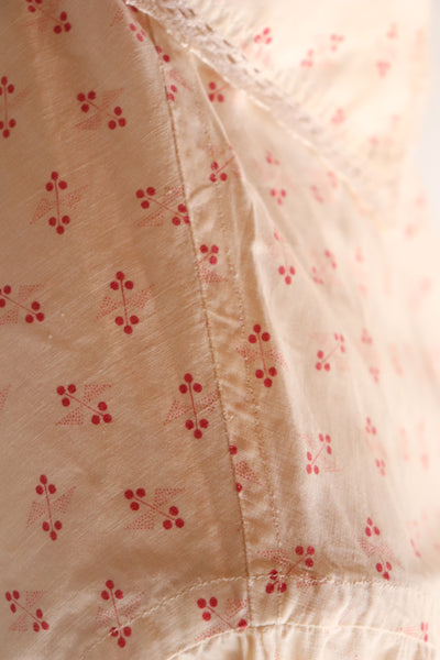 19th Floral Calico Blouse
