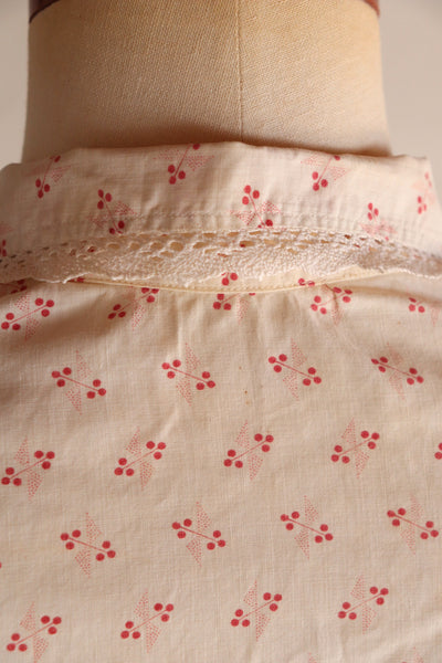 19th Floral Calico Blouse