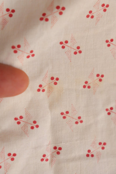 19th Floral Calico Blouse