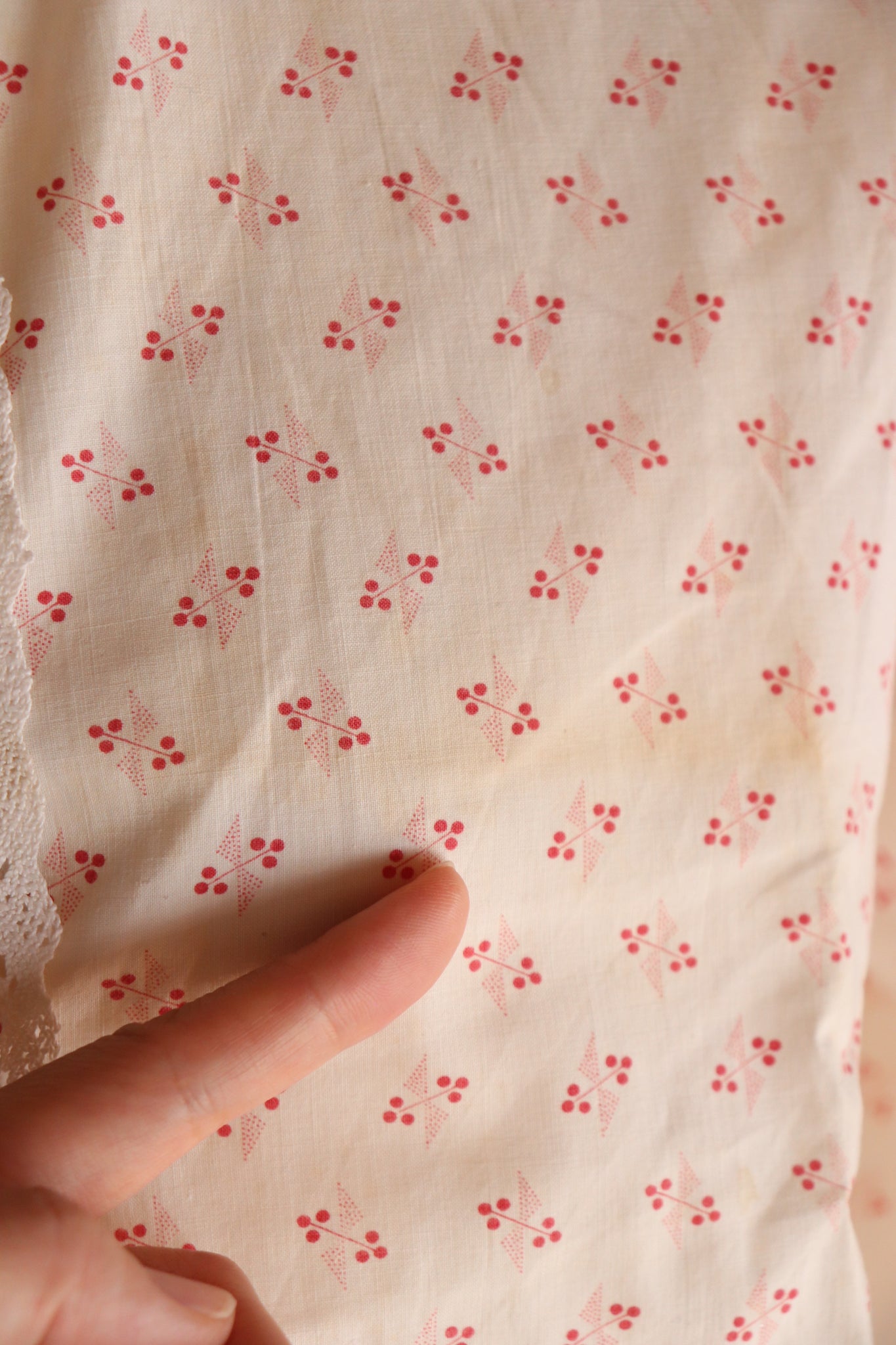 19th Floral Calico Blouse