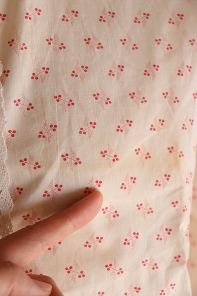 19th Floral Calico Blouse