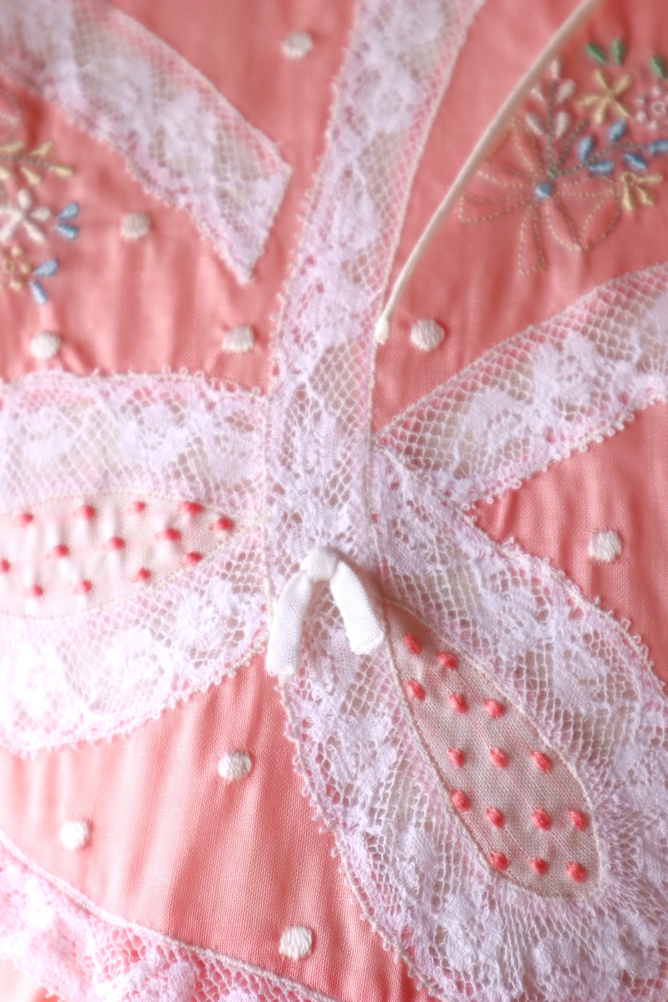 1950s Dead Stock Pink Cotton Nightgown