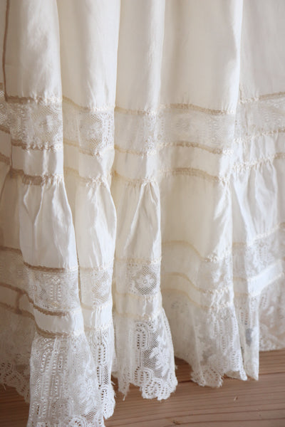 1910s Silk Petticoat Skirt A