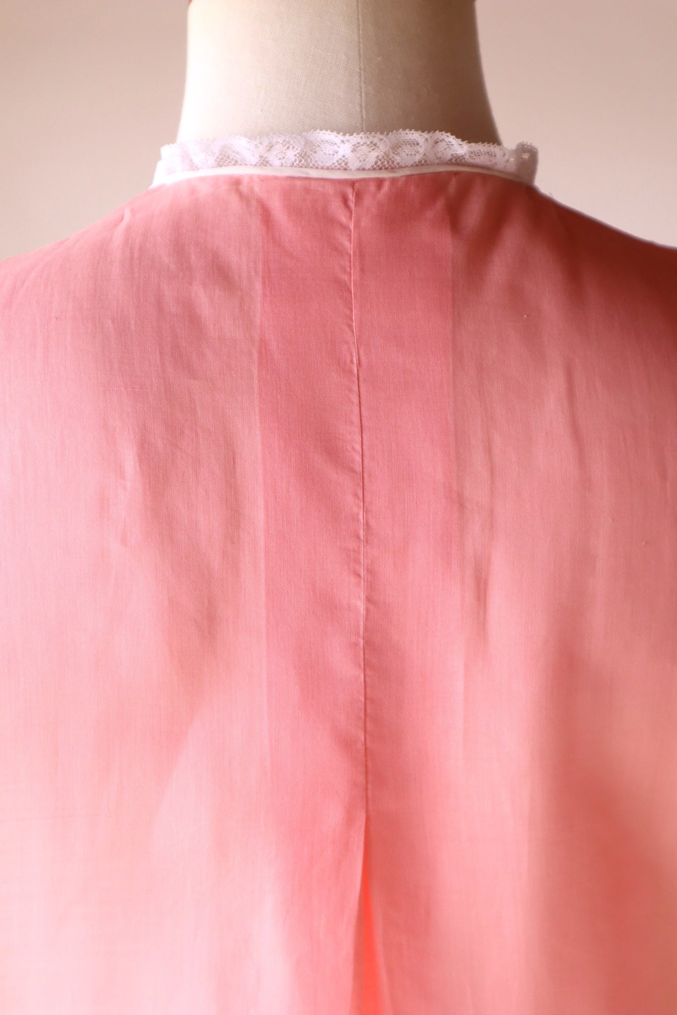 1950s Dead Stock Pink Cotton Nightgown