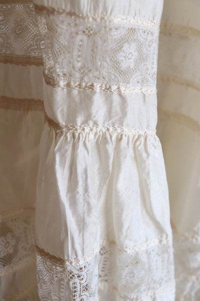 1910s Silk Petticoat Skirt A