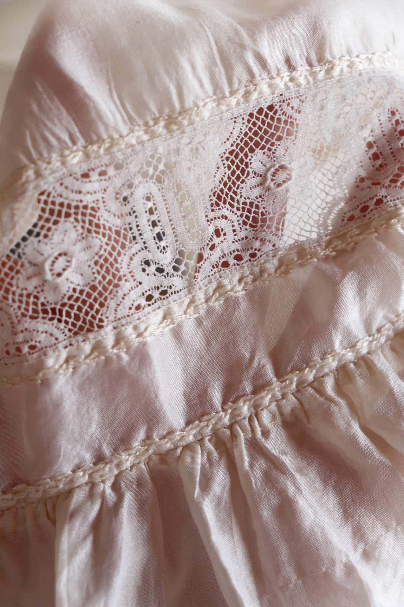 1910s Silk Petticoat Skirt A