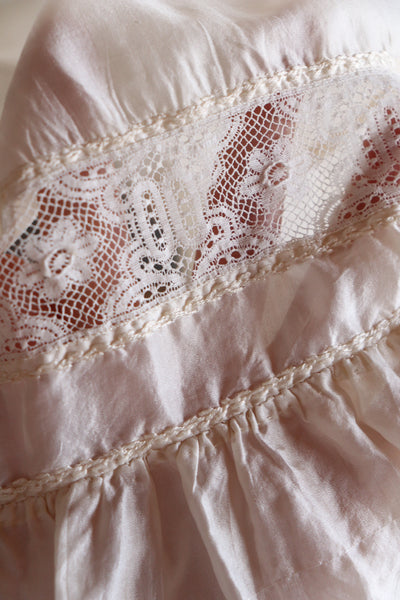 1910s Silk Petticoat Skirt A