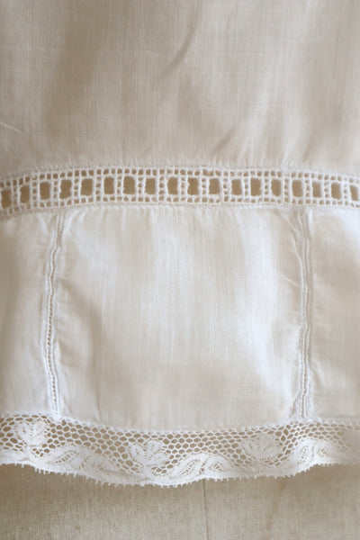 1910s Leaf Embroidery Corset Cover
