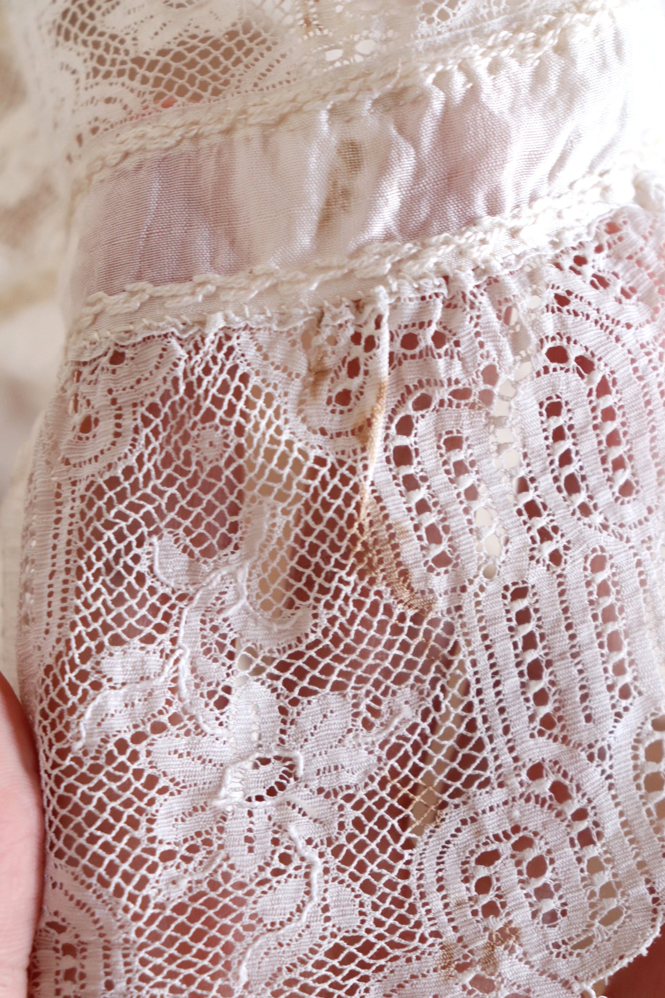 1910s Silk Petticoat Skirt A